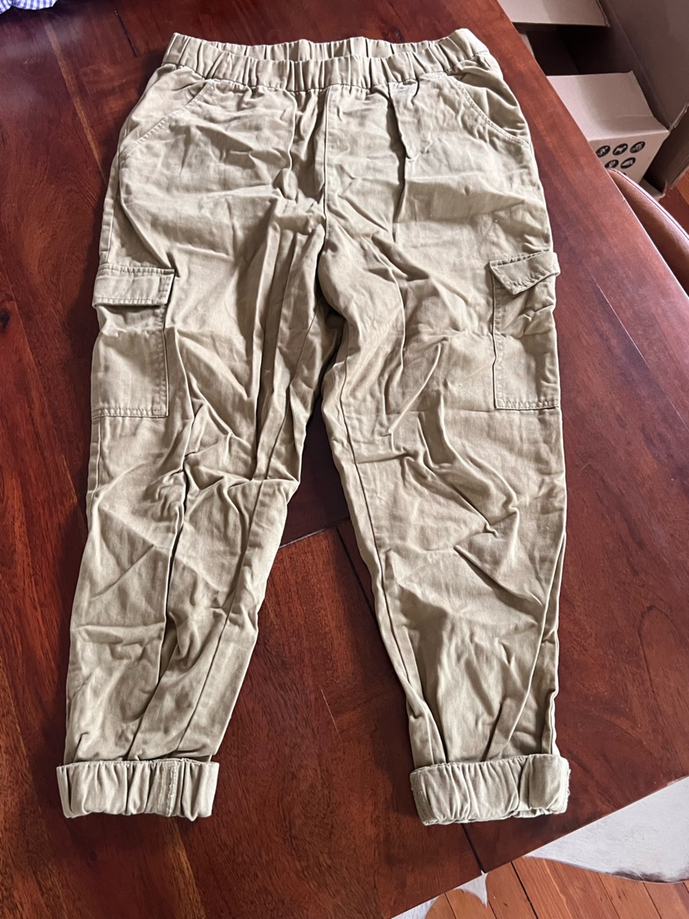 Women’s H&M Olive Green Khaki Pants | US 10 | 100% Cotton